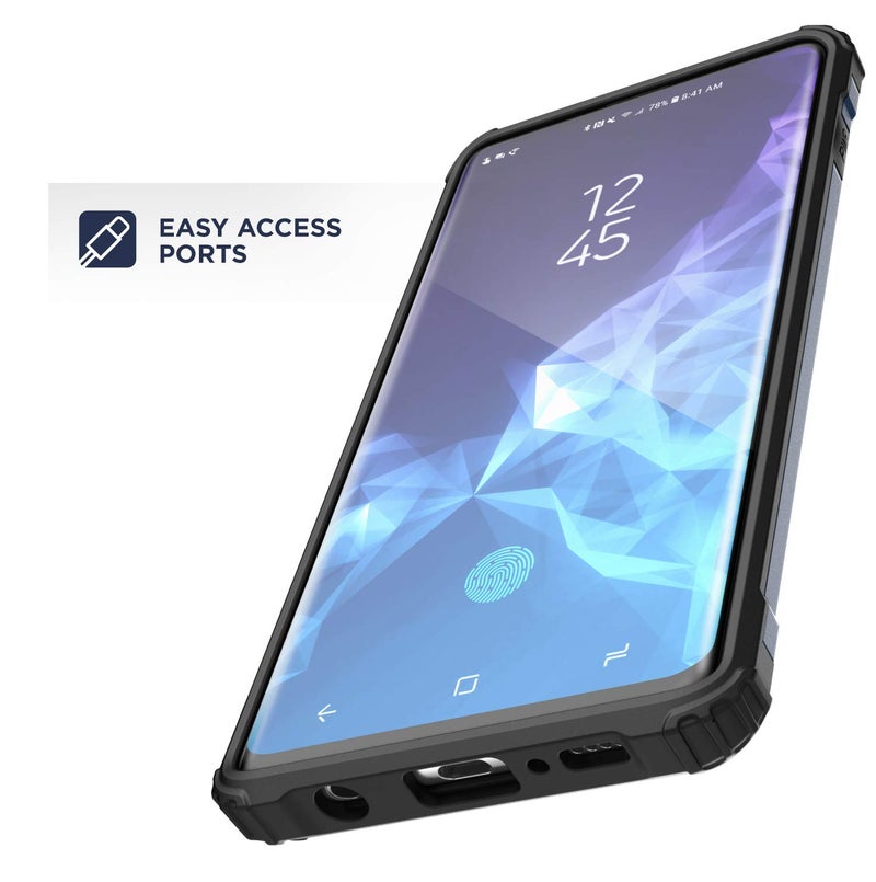 ENCASED Heavy Duty Galaxy S10 Plus Case (2019 Scorpio Series) Military Grade Rugged Phone Protection Cover (for Samsung Galaxy S10+) Slate Blue - Image 4